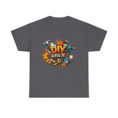 DIY & Fix It T-Shirt — Handyman Tools Graphic Tee for DIY Enthusiasts