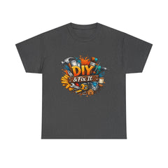 DIY & Fix It T-Shirt — Handyman Tools Graphic Tee for DIY Enthusiasts