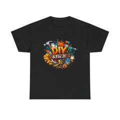 DIY & Fix It T-Shirt — Handyman Tools Graphic Tee for DIY Enthusiasts
