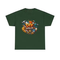 DIY & Fix It T-Shirt — Handyman Tools Graphic Tee for DIY Enthusiasts