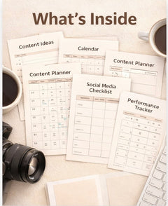 Messy Hands Short-Form Content Planner – Instant Download
