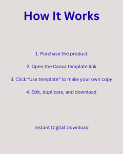 Money Mindset Affirmations – Editable Canva Template